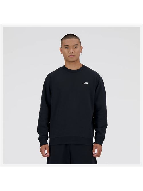 sport essentials fleece crew NEW BALANCE | MT41510BKBLACK